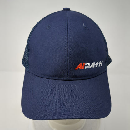 Carhartt Snapback Mesh Back Trucker Hat Blue One Size AiDash Adjustable