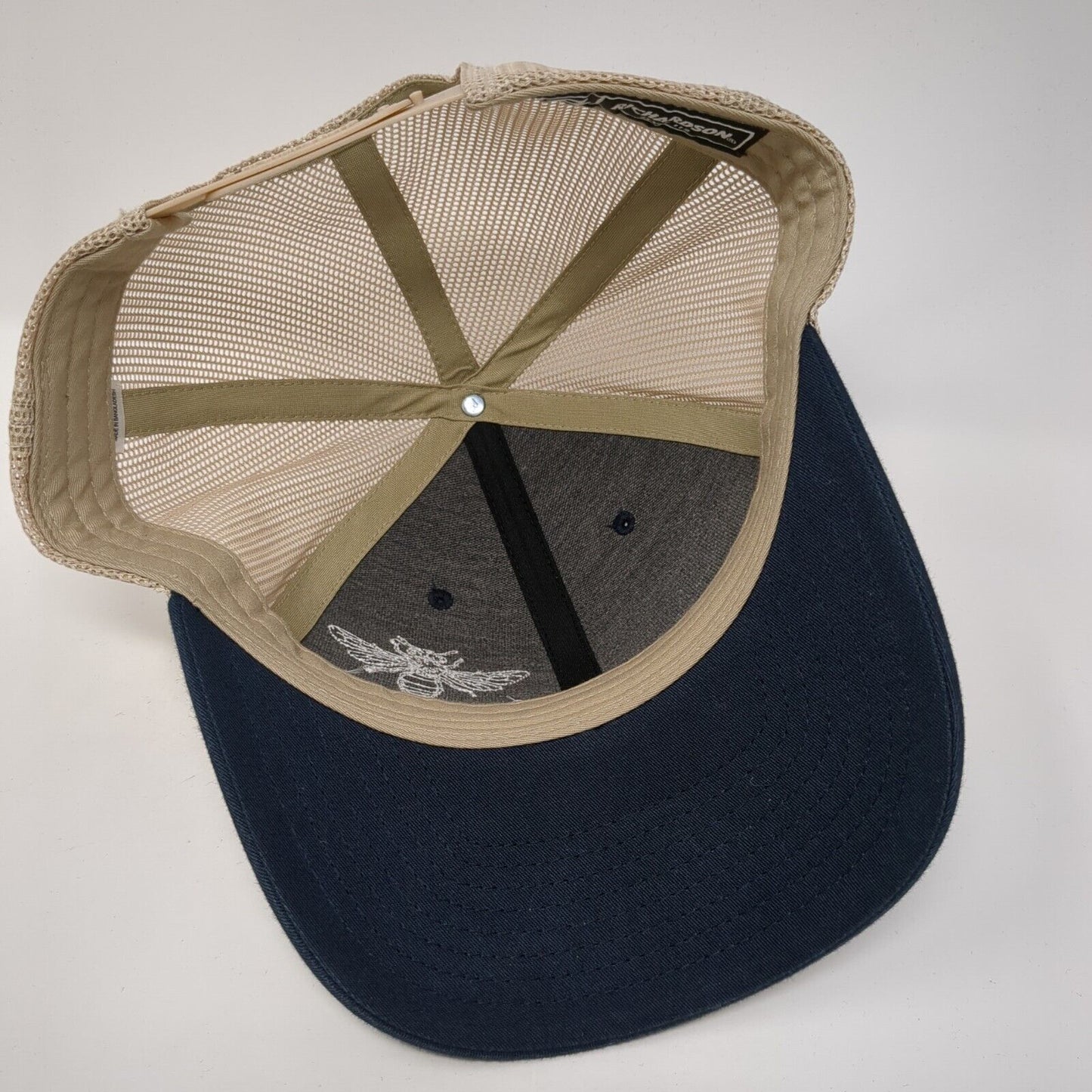 McGuire's Apiary Inc Honey & Pollination Snapback Trucker Hat Multi OS Mesh Back