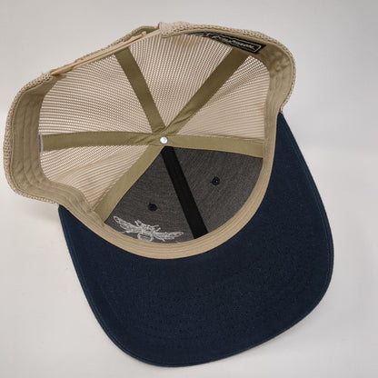 McGuire's Apiary Inc Honey & Pollination Snapback Trucker Hat Multi OS Mesh Back