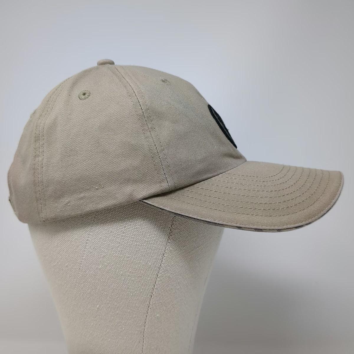 Browning Baseball Cap Beige One Size Buckmark Camo Patch Logo Strapback Hat