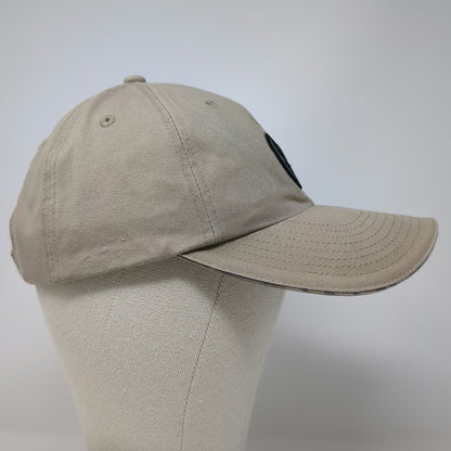 Browning Baseball Cap Beige One Size Buckmark Camo Patch Logo Strapback Hat