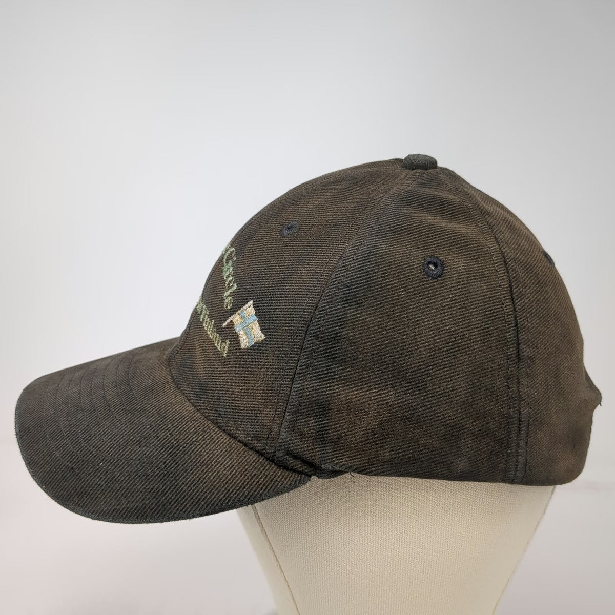 Black Baseball Cap One Size Arctic Circle Rovaniemi Finland Embroidered hat