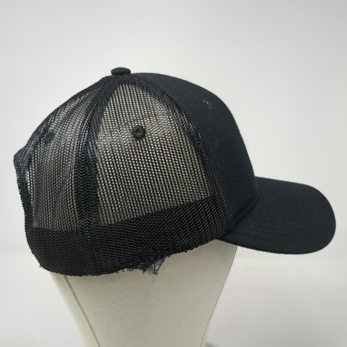 Branded Bills Trucker Hat Black One Size Mesh Back Snapback Front Runner Films