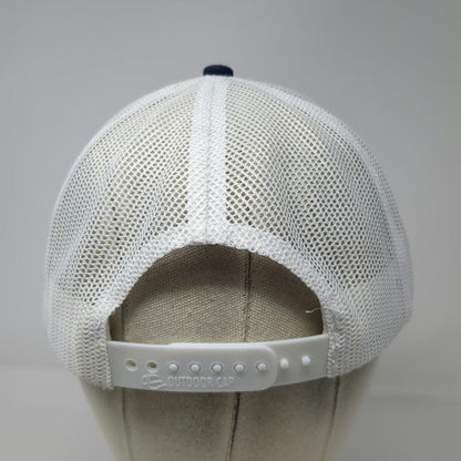 Outdoor Cap Trucker Hat Blue OSFM FF1 Shield Logo Mesh Back Snapback Red White