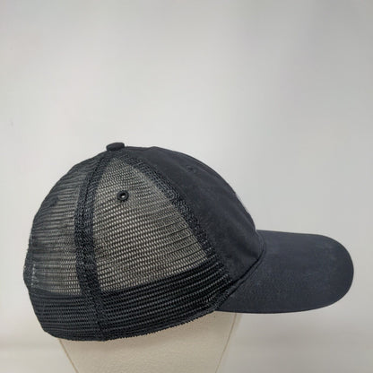 Carhartt Snapback Mesh Back Trucker Hat Black OSFA Adjustable 6 Panel