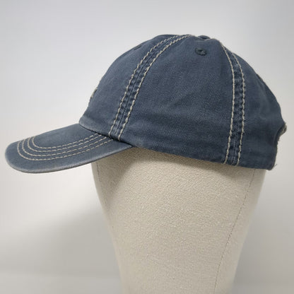 Life is Good Baseball Cap Blue One Size Contrast Stitching Washed Cotton Hat