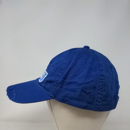 Monsters University Adult Strapback Hat Blue One Size Embroidered Disney Parks