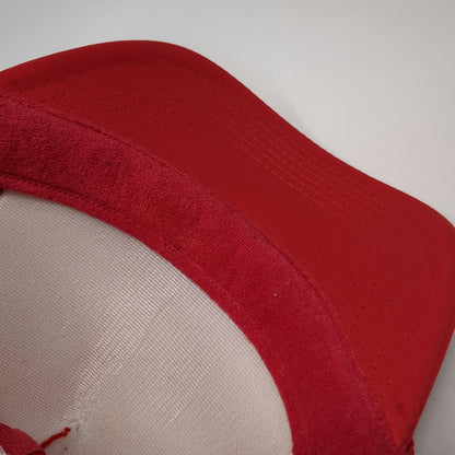 Otto Trucker Hat Red One Size Coors Beer Eagle Playing Cards Snapback Mesh Cap