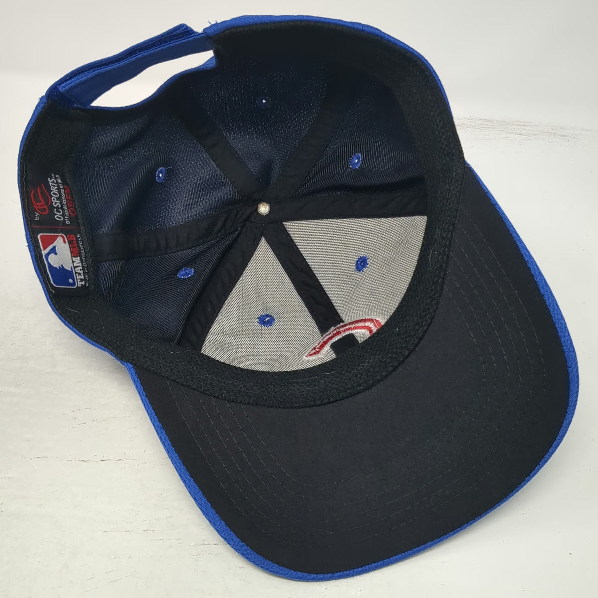 OC Sports Chicago Cubs MLB Baseball Cap Blue One Size Strapback Curved Brim Hat