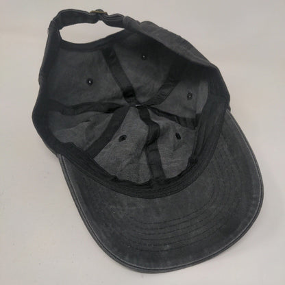 I'm Thinking Slideback Hat Gray One Size Adjustable 6 Panel Vent Holes