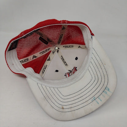 Letter N Fitted Trucker Hat Multi Youth 6 3/8-6 7/8 Mesh Back Colorblock