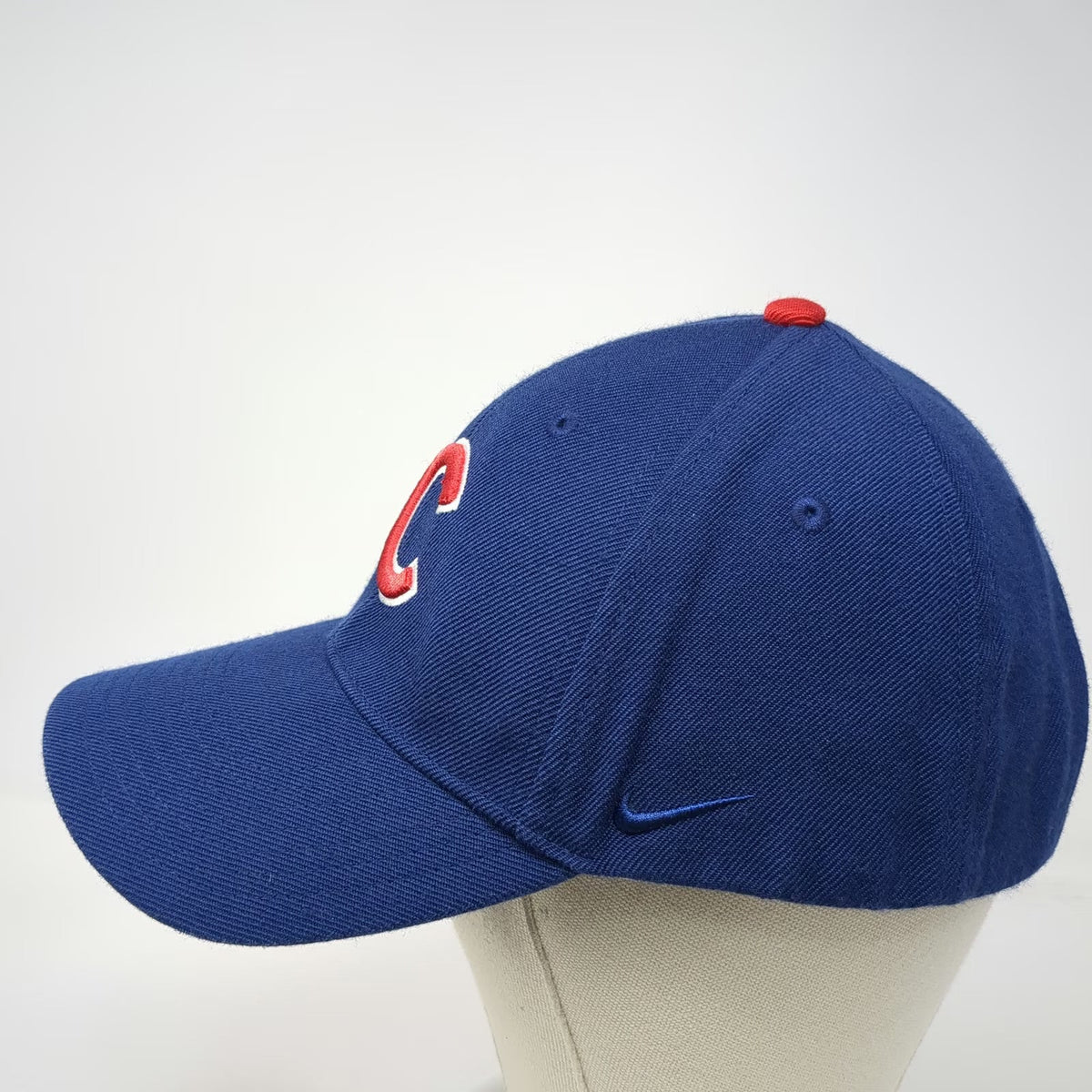 Chicago Cubs MLB Nike Baseball Cap Blue One Size Strapback Gray Underbrim