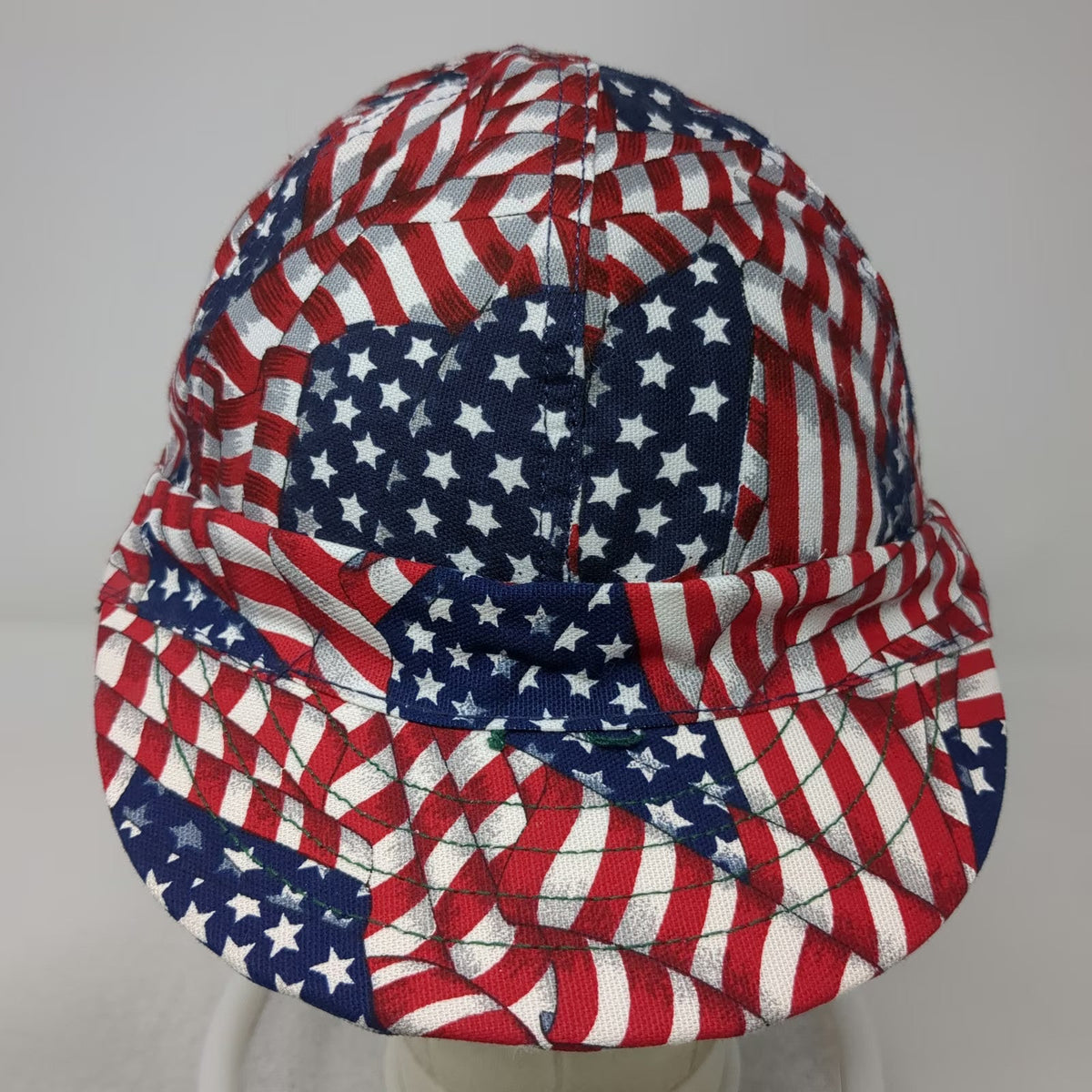 Kromer Baseball Cap Red Blue White 7 3/8 American Flag All Over Print Hat USA