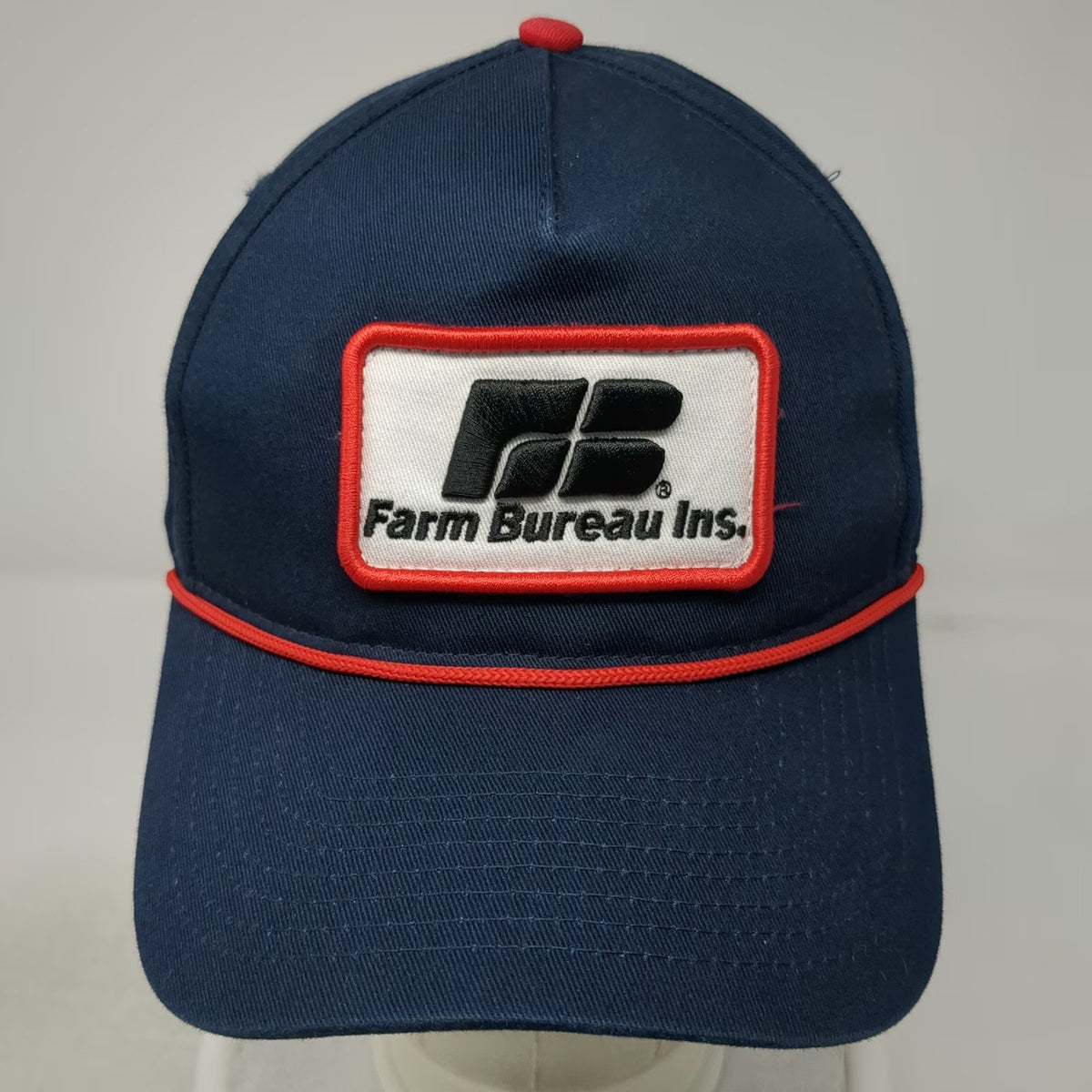 Buck's Bags 5 Panel Blue One Size Farm Bureau Insurance Idaho Rope Snapback Hat