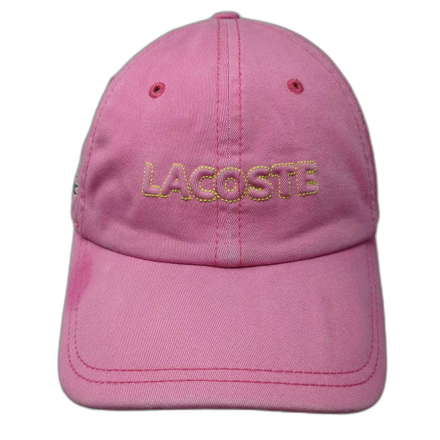 Lacoste Baseball Cap Pink One Size Strapback Since 1933 Crocodile Logo hat