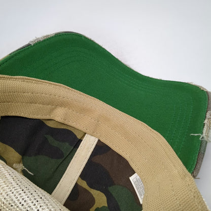 Judith March Green One Size Trucker Hat Support Wildlife Raise Camo Antlers