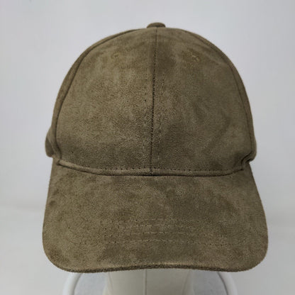 Unbranded Men's Strapback Hat Brown Adjustable Vent Holes Blank