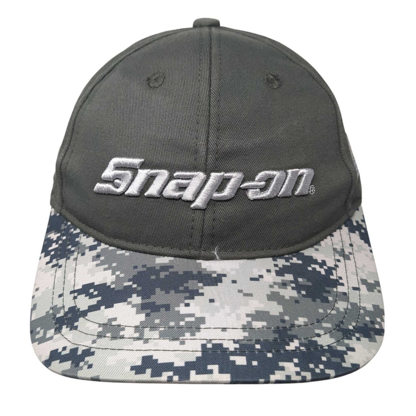 Snap-on Snapback Hat Multicolor One Size Adjustable Camouflage Cotton Twill