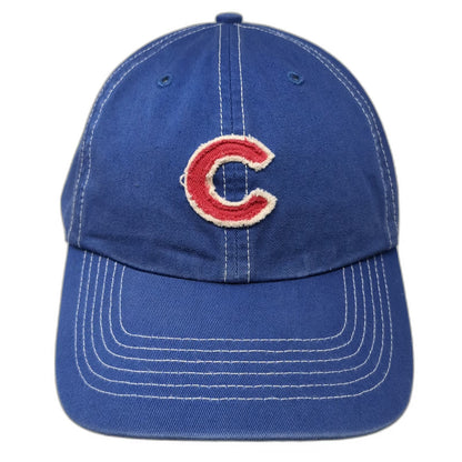 Twins Enterprise Chicago Cubs MLB Baseball Cap Blue One Size Strapback Stitch