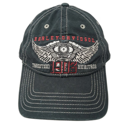 Harley-Davidson Baseball Cap Black One Size Tradition 1903 Heritage Contrast Hat