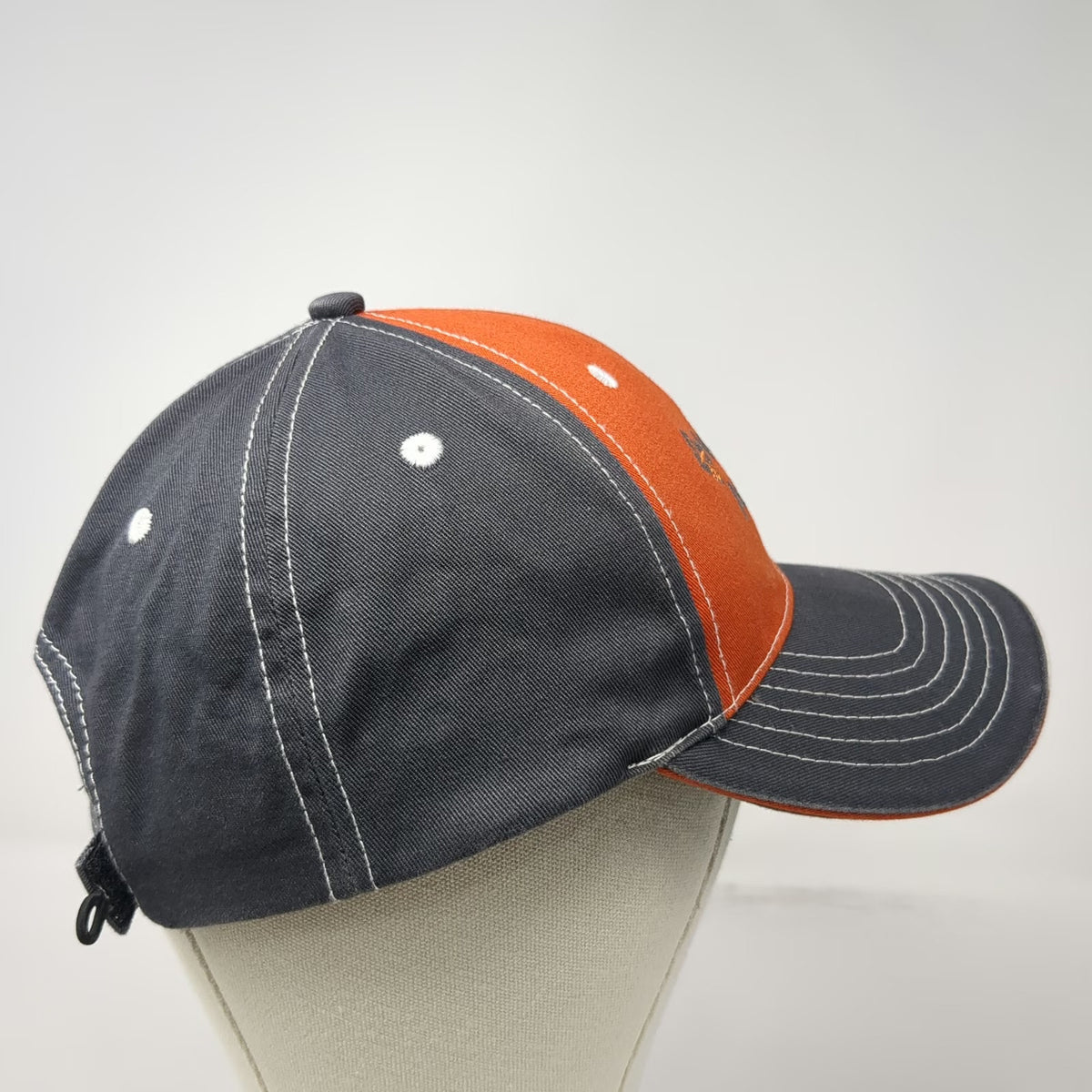 Legend Baseball Cap Orange Gray One Size Idaho AgCredit Slideback Hat Cotton