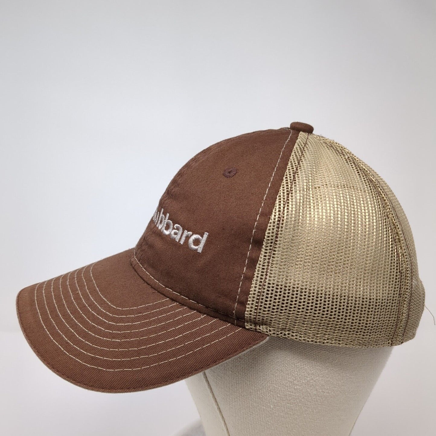 Hubbard Snapback Mesh Back Trucker Hat Brown One Size Outdoor Cap