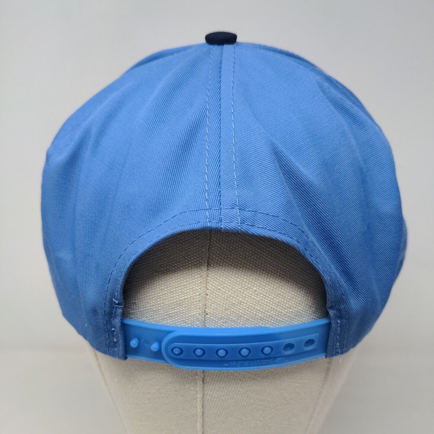 Designer Headwear Men's Snapback Hat Blue OSFA Two Hone Blank