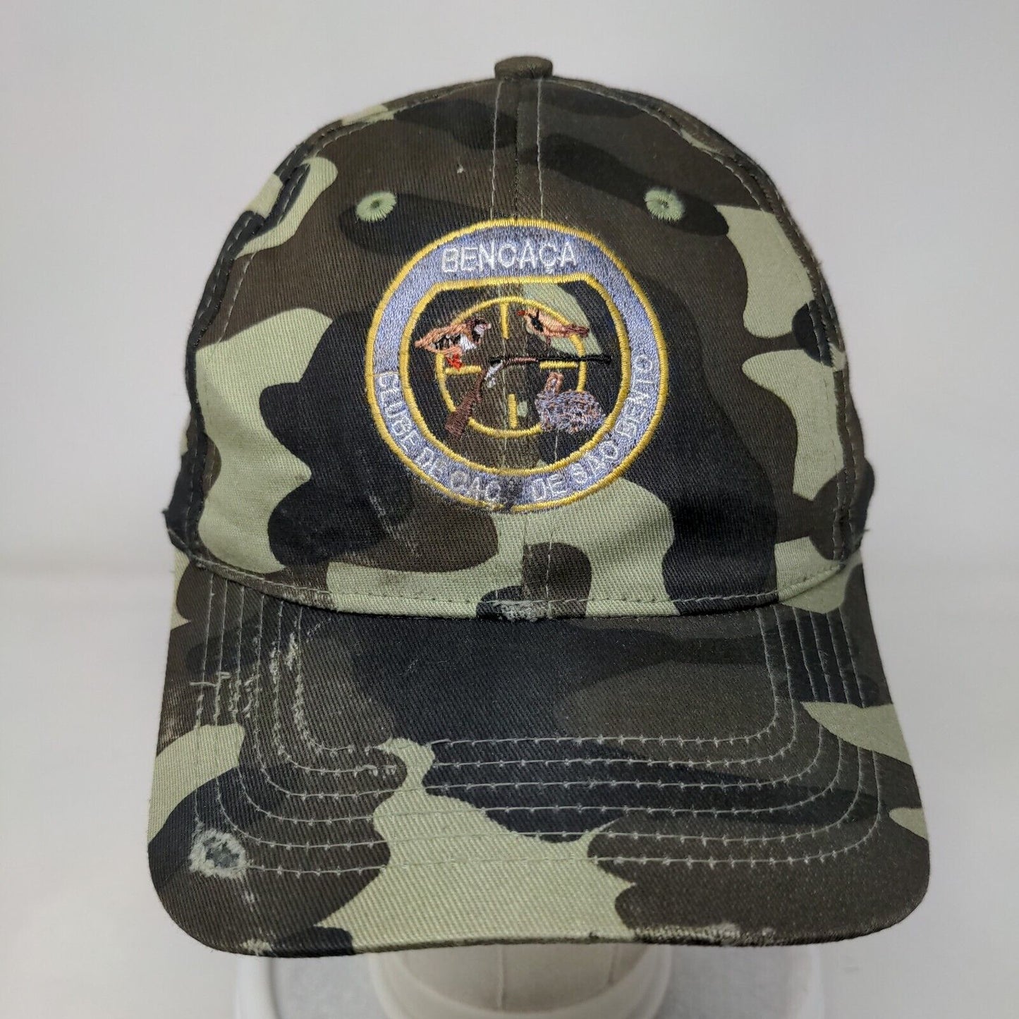 Bencaca Clube De Caca De Sao Bento Strapback Hat Camouflage OSFA 6 Panel Target