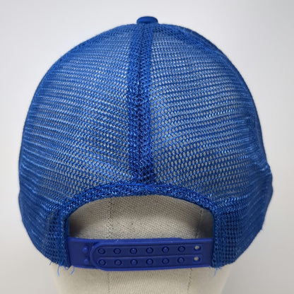 Blue White Hoover Dam Trucker Hat One Size Mesh Snapback Souvenir Arizona Nevada