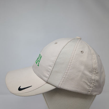 NASBA Strapback Hat Tan OSFM Adjustable Embroidered Nike Golf Solid