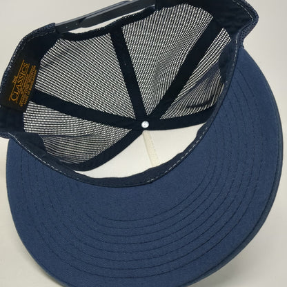 Yupoong Trucker Hat Blue One Size South Paws Doggie Daycare Mesh Back Snapback