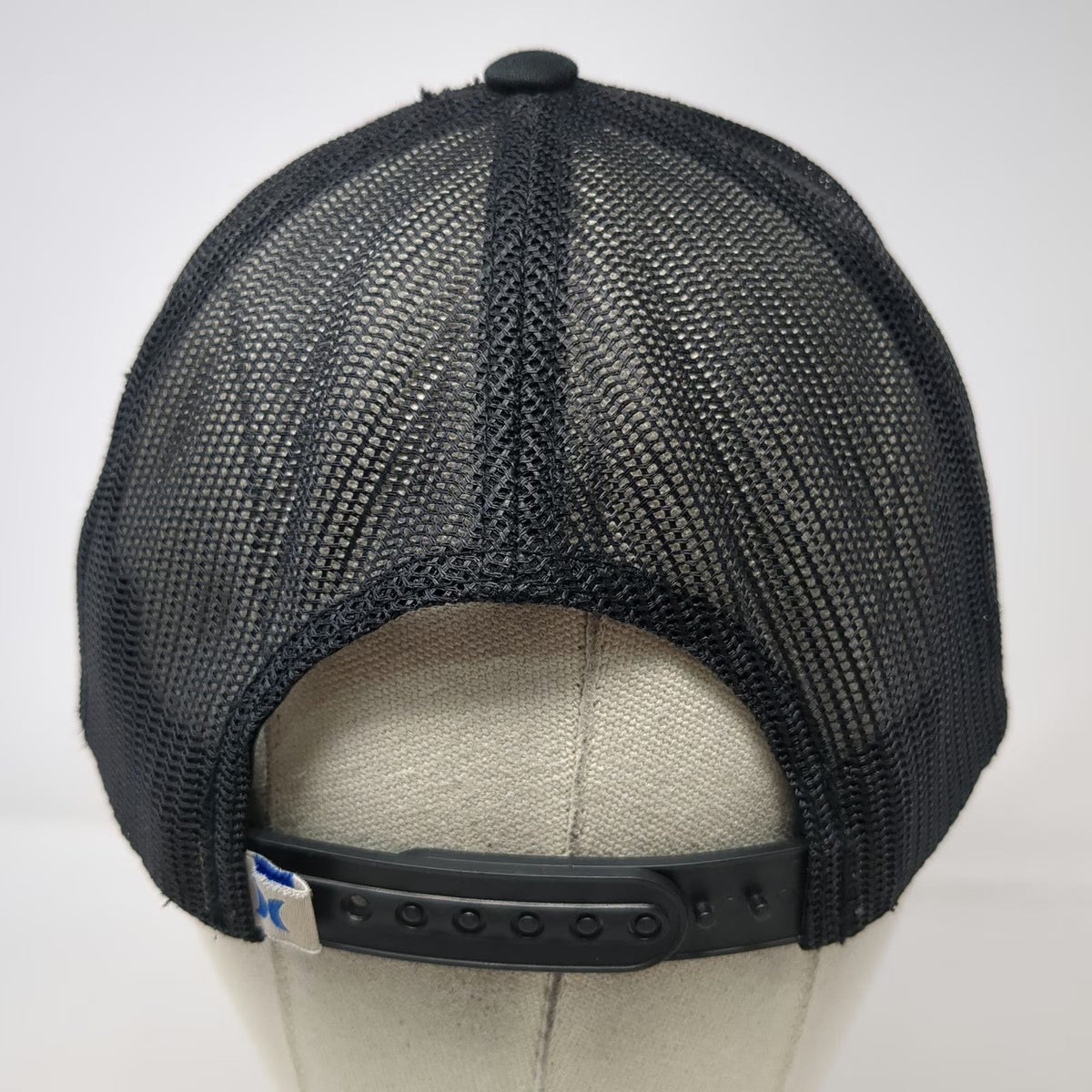 Hurley Trucker Hat Black OSFM Snapback Mesh Born From Water Surfing Beach Hat