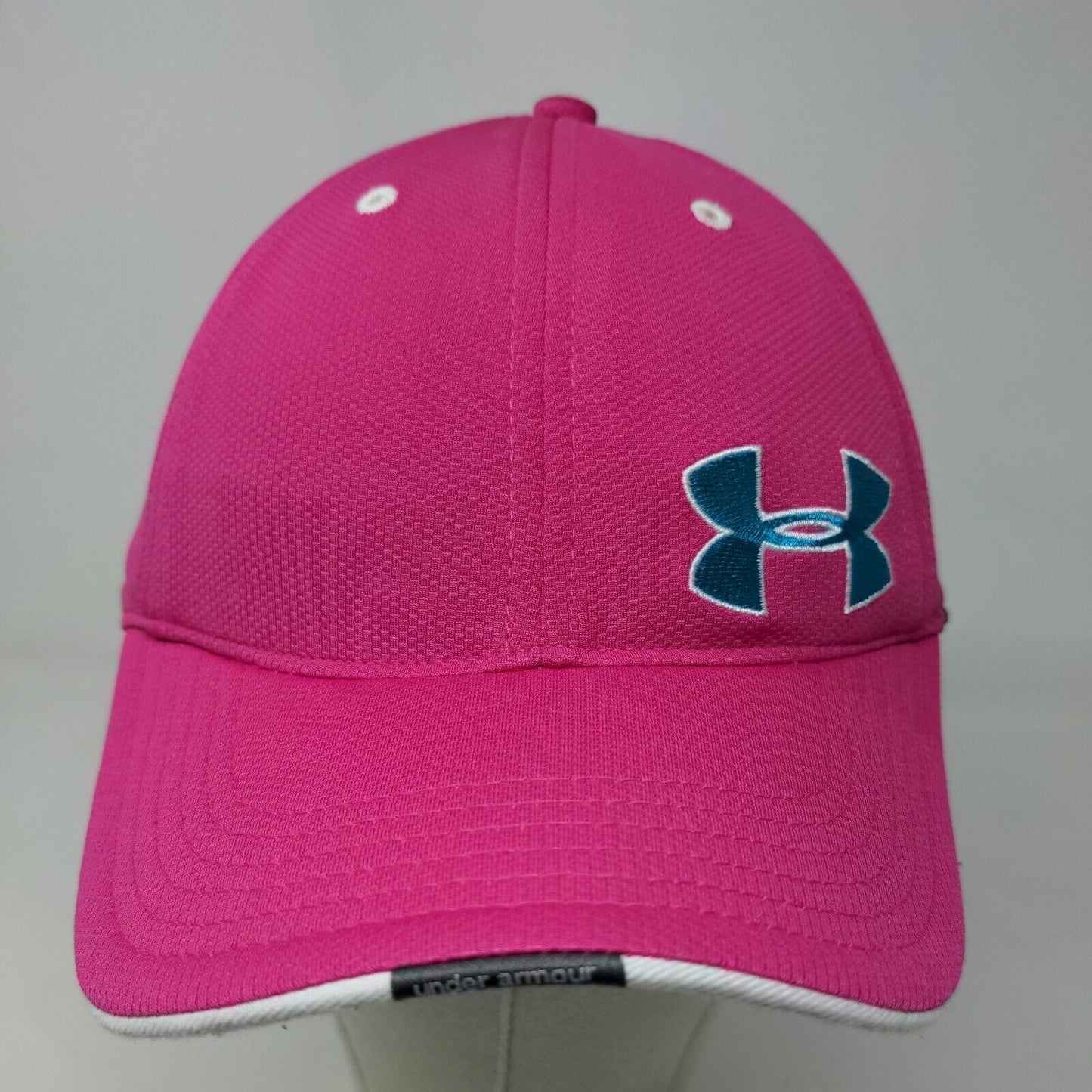 Under Armour Womens Slideback Hat Pink Size OSFM Embroidered Logo 100% Polyester