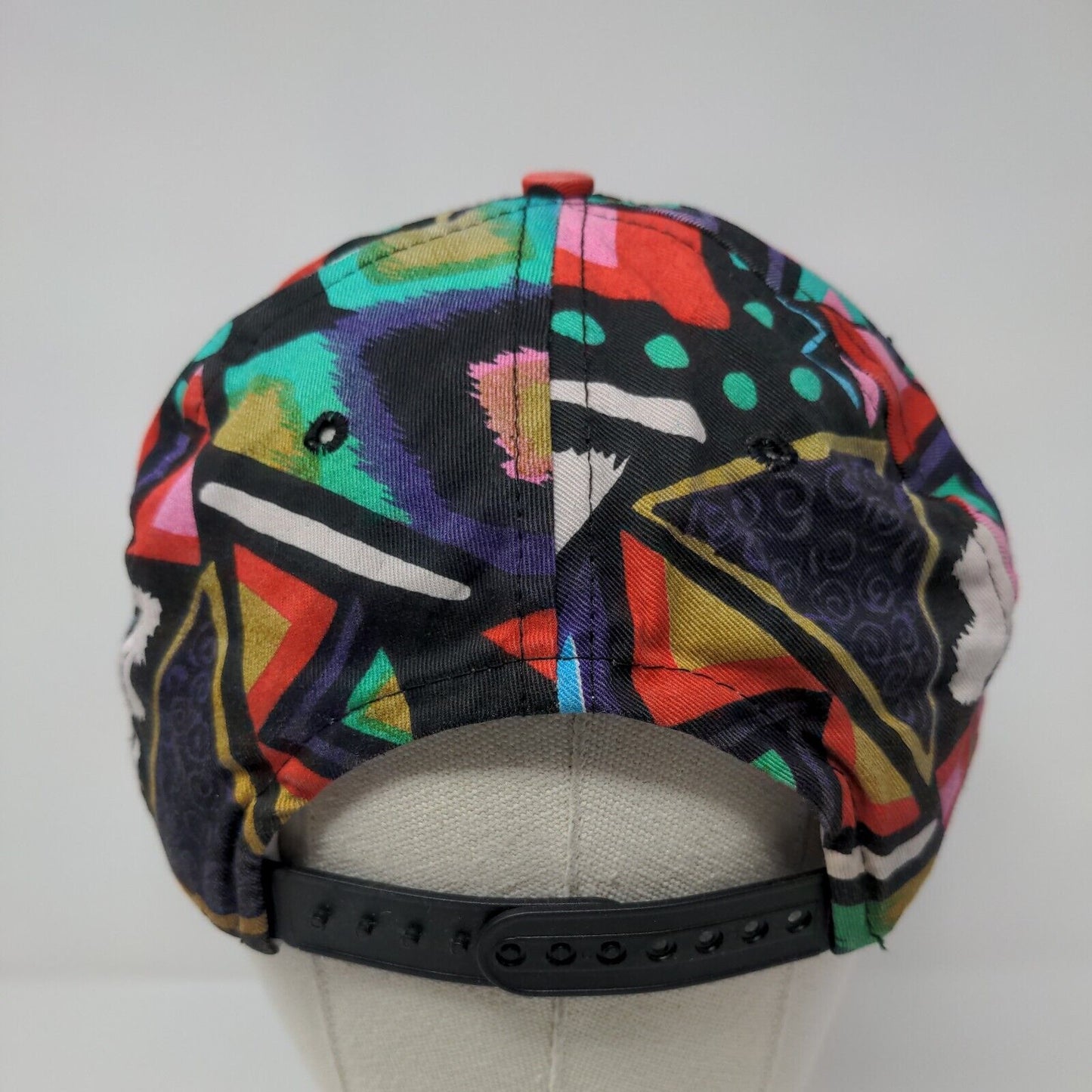 Cameo Snapback Rope Hat Multi OSFA Adjustable Geometric Vent Holes