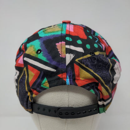 Cameo Snapback Rope Hat Multi OSFA Adjustable Geometric Vent Holes