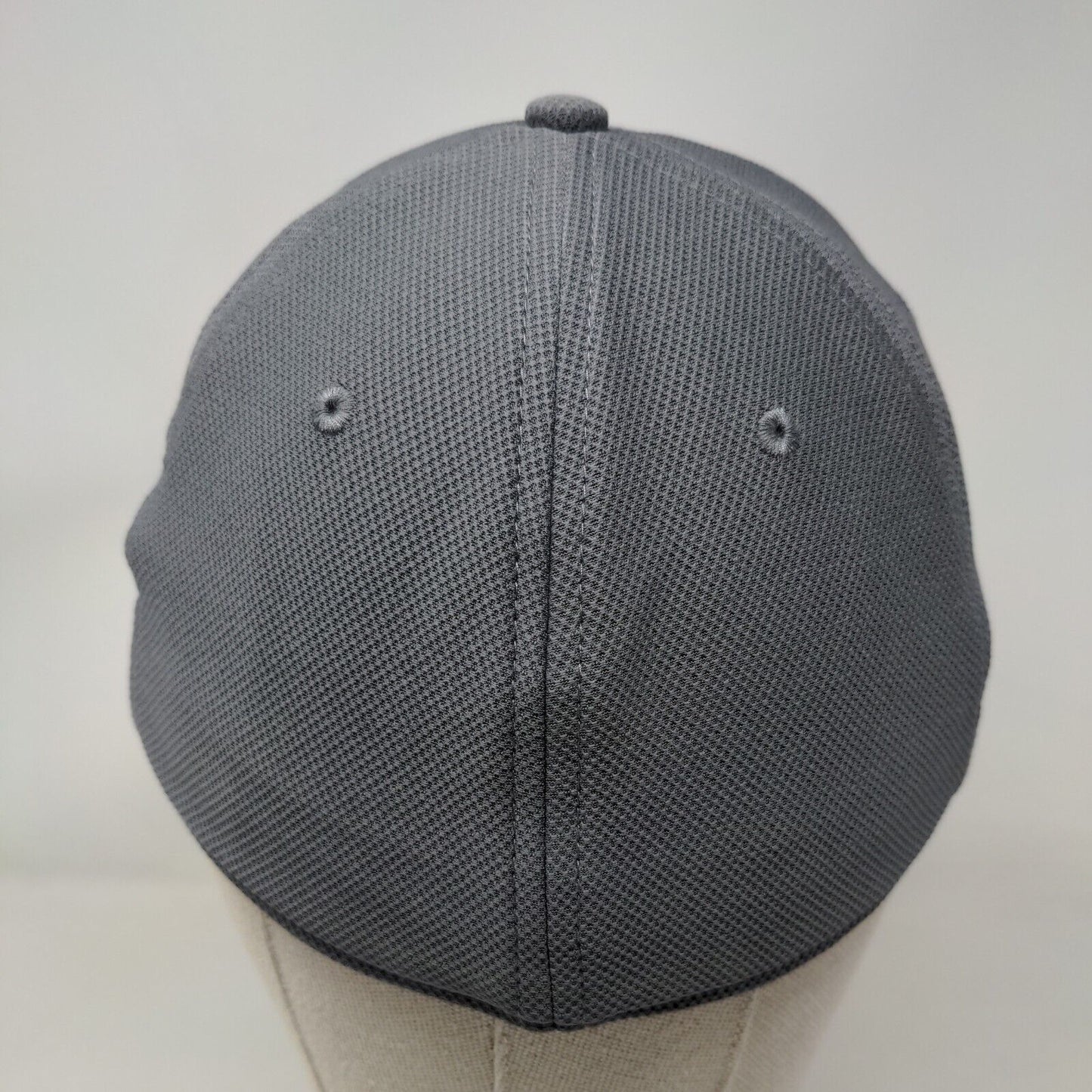 The Lottery Fitted Hat Gray M-L Embroidered Blitzing 6 Panel Under Armour