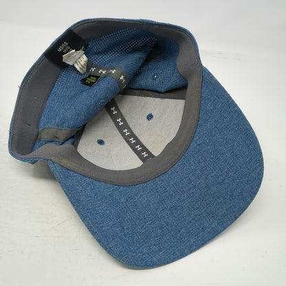 Under Armour Baseball Cap Blue L UA Golf HeatGear Performance Stretch Fit Hat