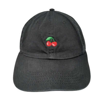 Cherry Slideback Hat Black One Size J. Galt 44 Prince St. NY Newhattan