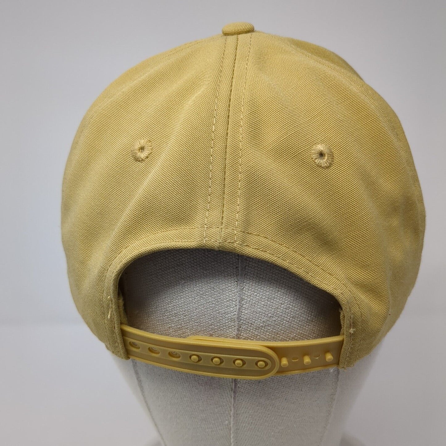 DB Dutch Bros Patch Snapback Hat Tan One Size Adjustable Vent Holes