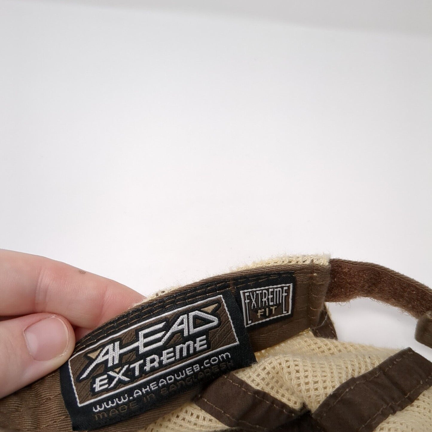 Morningside Strapback Trucker Hat Brown One Size Mesh Back Ahead Extreme