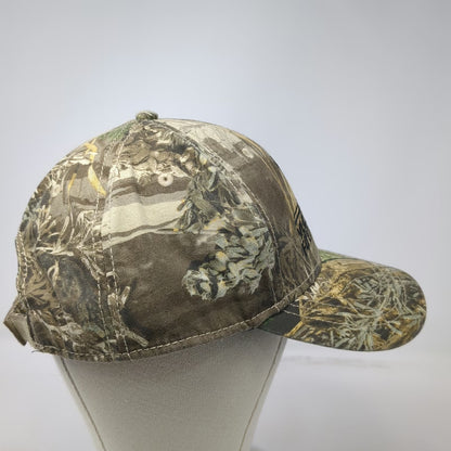 Mule Deer Foundation Baseball Cap Brown Green One Size Camo Strapback Hat