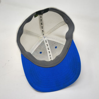 Under Armour Golf Fitted Hat Blue Youth XS/SM Mesh Back Colorblock