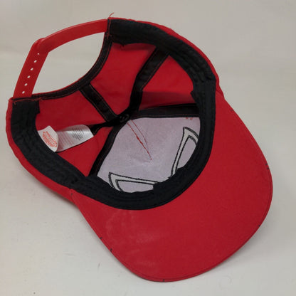 Marvel Ultimate Spider-Man Snapback Hat Red S-M Red Embroidered 5 Panel