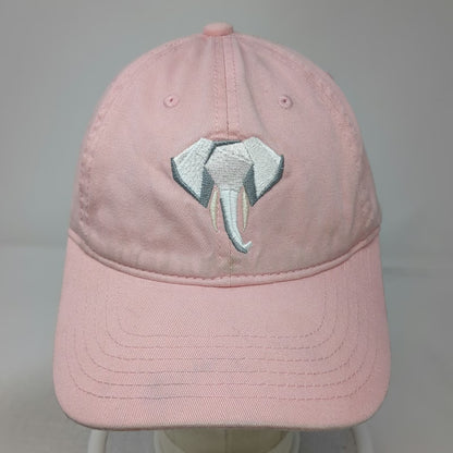ChokLids Baseball Cap Pink OSFM Elephant Head Embroidery Adjustable Strap Hat