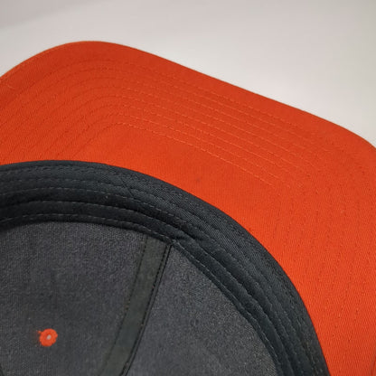 Richardson Trucker Hat Orange Black One Size Snapback Ditch Witch Rockies Patch
