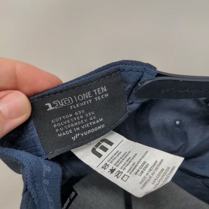 Natixis Snapback Hat Blue One Size Flexfit Tech 110 Travis Matthew Novelty Cap