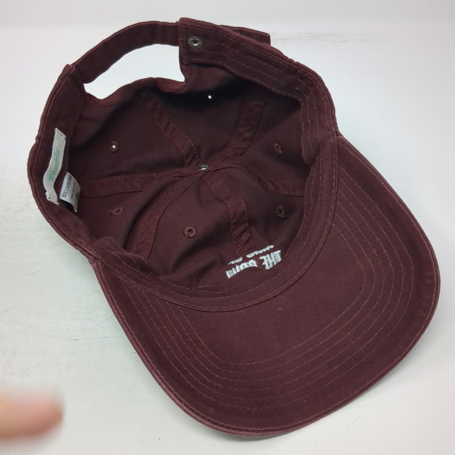 Wembley Baseball Cap Red One Size King Of The Grill Cotton Adjustable Dad Hat
