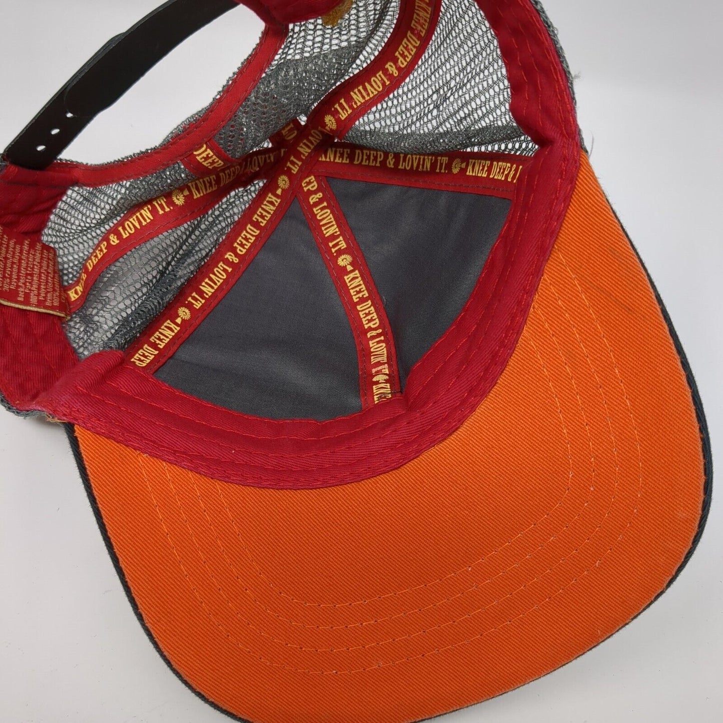 Chicks Dig Me Snapback Trucker Hat Gray One Size Mesh Back Colorblock