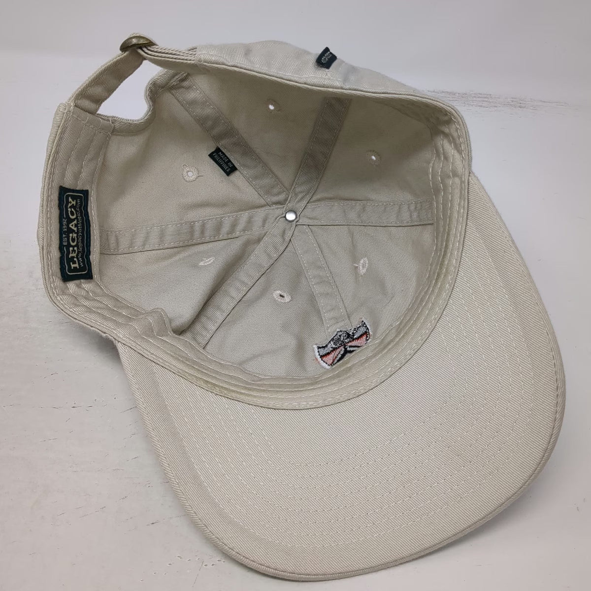 Legacy Baseball Cap Beige One Size Princeton University Shield Slideback Hat