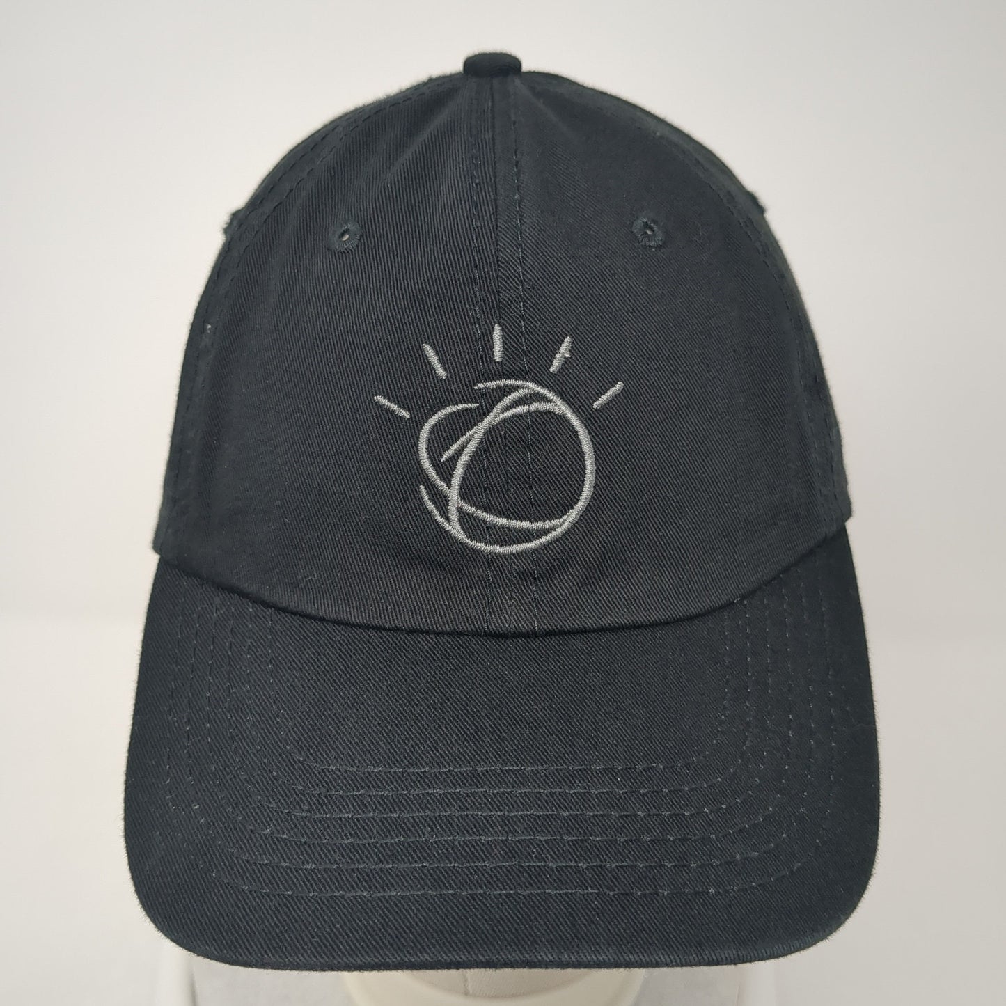 IBM Slideback Hat Black One Size Adjustable Embroidered Logo Outdoor